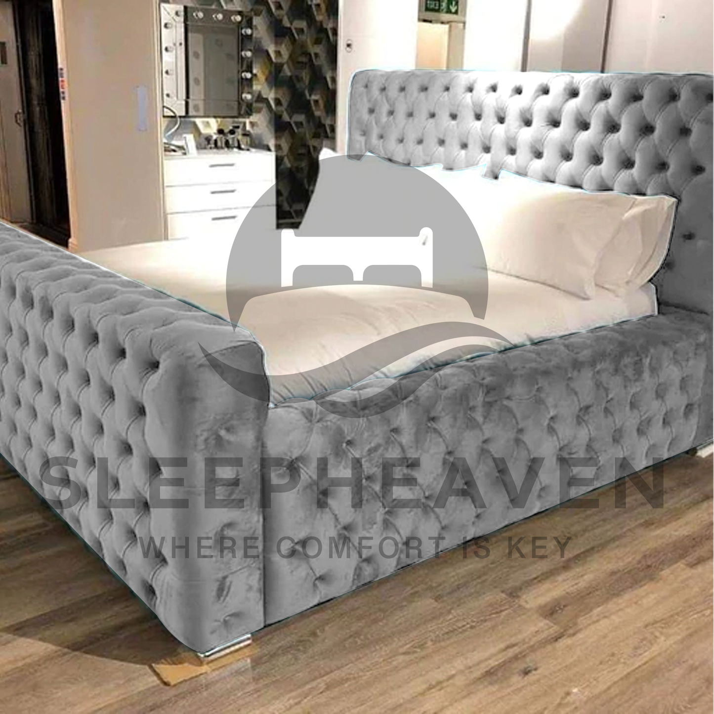 Rome Chesterfield Ambassador Bed Frame