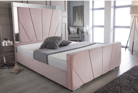 Kuwait Line Mirror Bed Frame