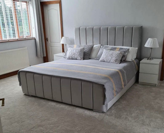 Lisbon Line Upholstered Bed Frame